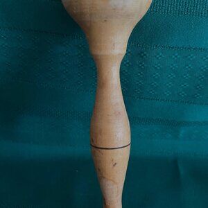 Vintage Wood Pestle Masher 6.5" Length 2" Diameter